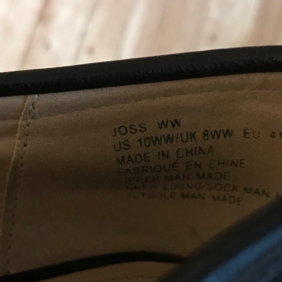 Black JustFab Penny Loafer 10WW - Picture 2 of 8